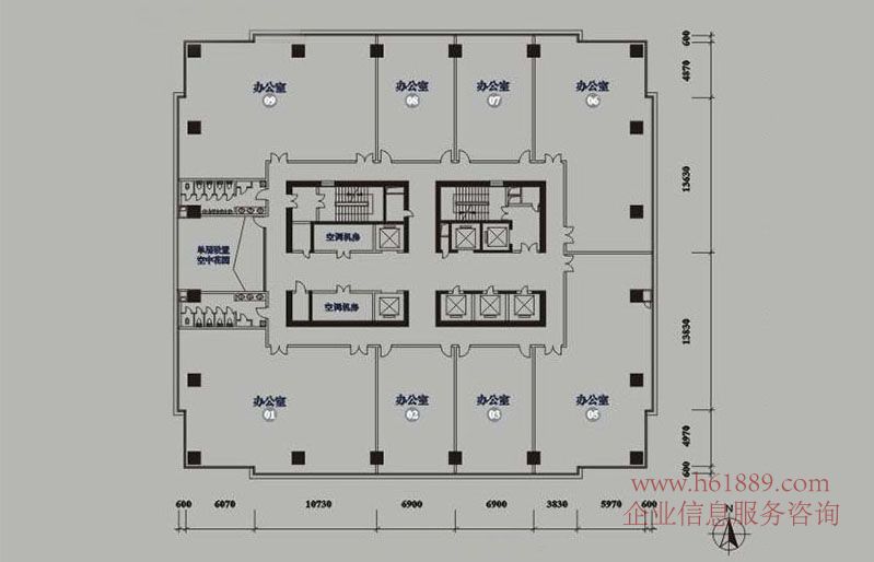 金中環(huán)商務(wù)大廈戶型圖片