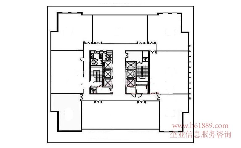興業(yè)銀行大廈(福建興業(yè)銀行大廈)寫字樓 戶型圖片