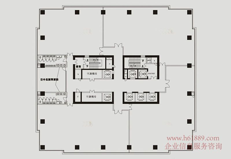 金中環(huán)商務(wù)大廈 寫字樓 戶型圖片