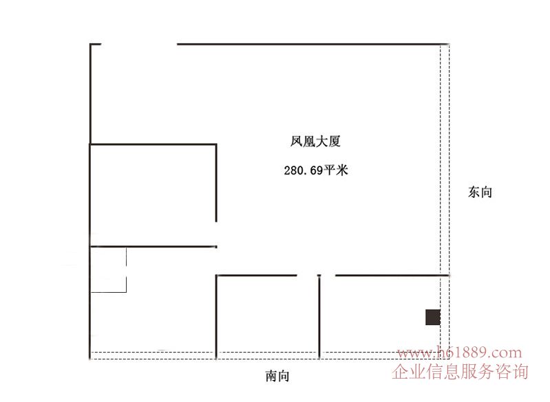 鳳凰大廈 寫字樓 戶型圖片