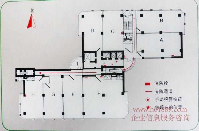 勁松大廈 寫(xiě)字樓 戶(hù)型圖片