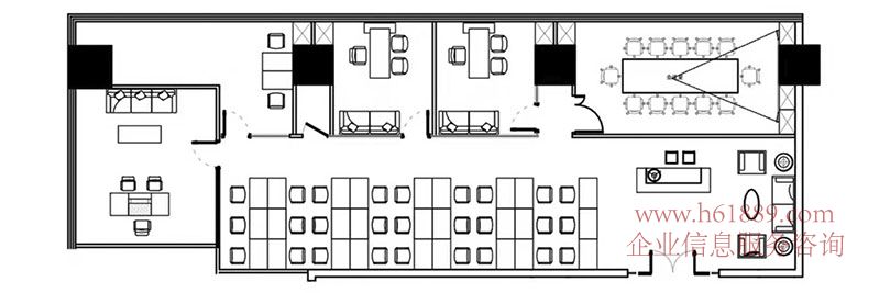 NEO企業(yè)大道(綠景紀(jì)元大廈)B座 車公廟地鐵站J1出口 電梯口 全新裝修 戶型圖片