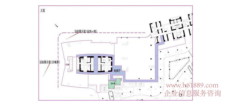 車公廟 地鐵9號線【梅林線】上沙地鐵站C出口300米 紅樹灣壹號單元戶型(一)