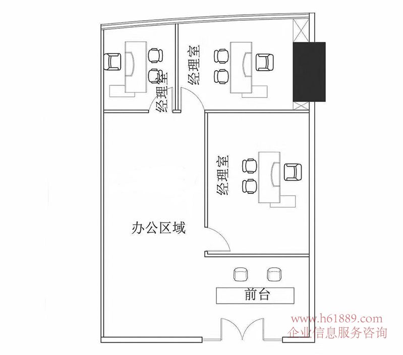 諾德金融中心 深圳市政府東 深圳市民中心東 諾德金融中心 全辦公家私 出租 戶(hù)型圖片
