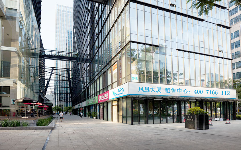 鳳凰大廈 周邊環(huán)境圖片 空房/全辦公家私 市民中心地鐵站 A出口 崗廈北地鐵站【深圳之眼】2A/2B出口 出租
