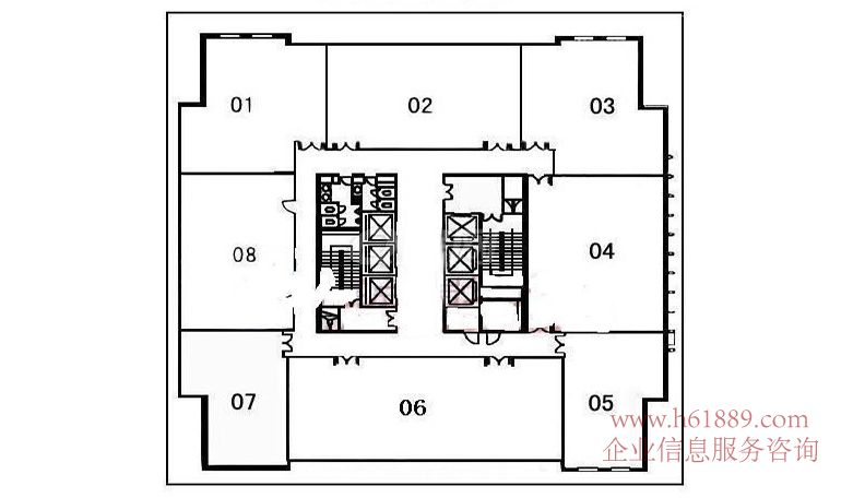 興業(yè)銀行大廈(福建興業(yè)銀行大廈)戶型圖片