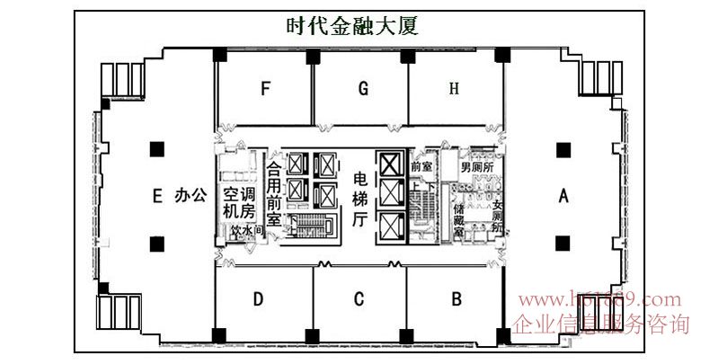 時代金融中心戶型圖片